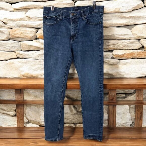 J. Crew Blue Slim Jeans Classic Denim Style flex 33x30 - Picture 1 of 6